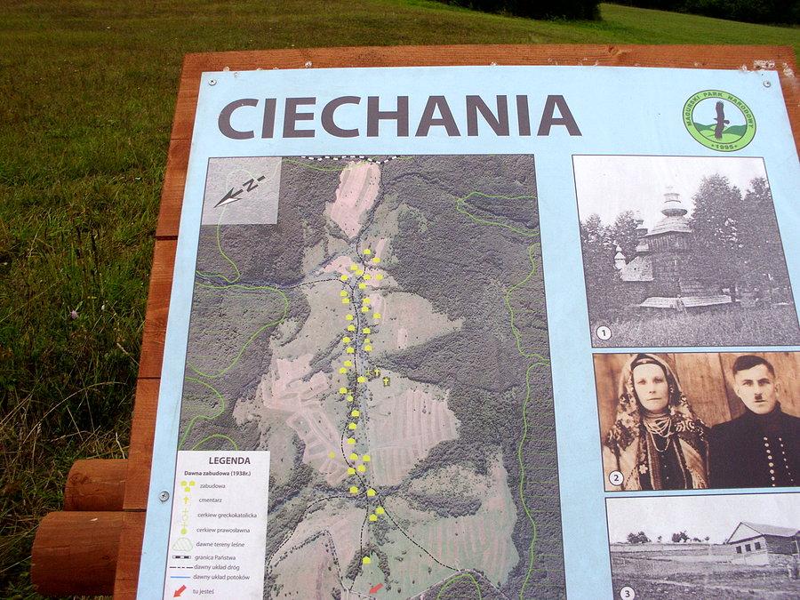 Ciechania - tablica poglądowa