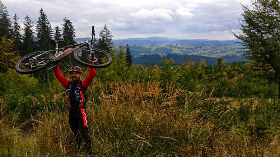 JPbike w górach z rowerem w 100% jest sobą !