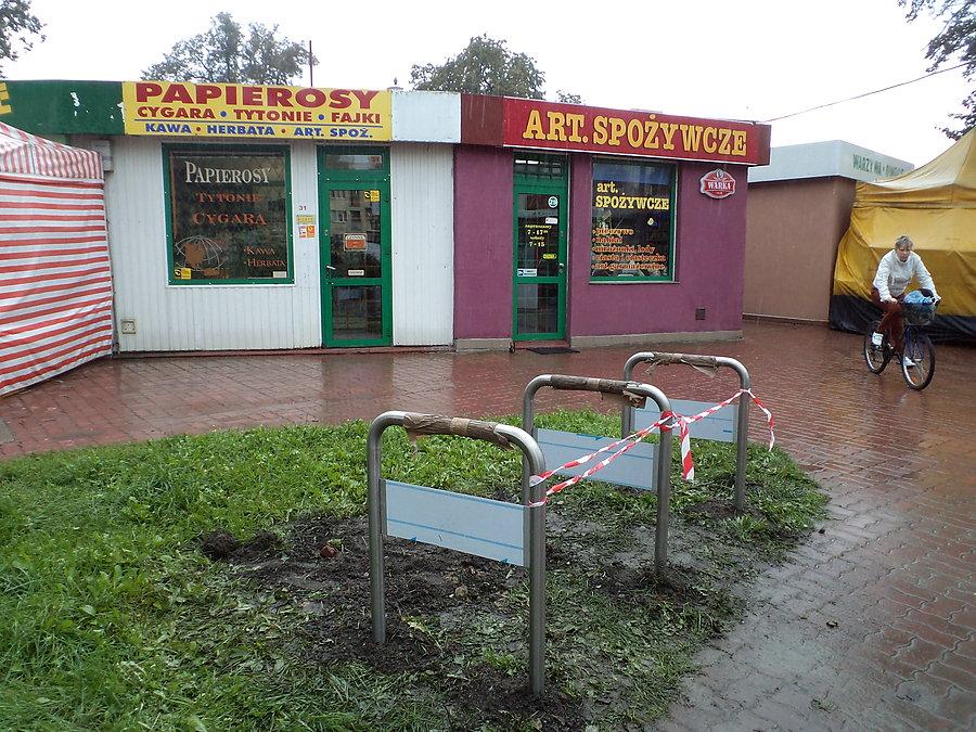Stojaki rowerowe wyrosły jak grzyby po deszczu