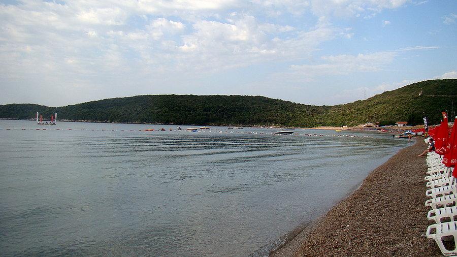 Kemping znajdował się tuż nad morzem