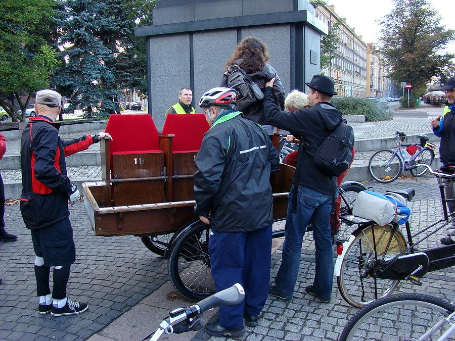 Gość specjalny "pan Kawka" ze swoim wehikułem