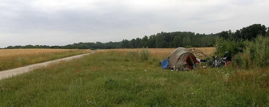 Nasza francuska miejscówka podczas dwunastego dnia podróży