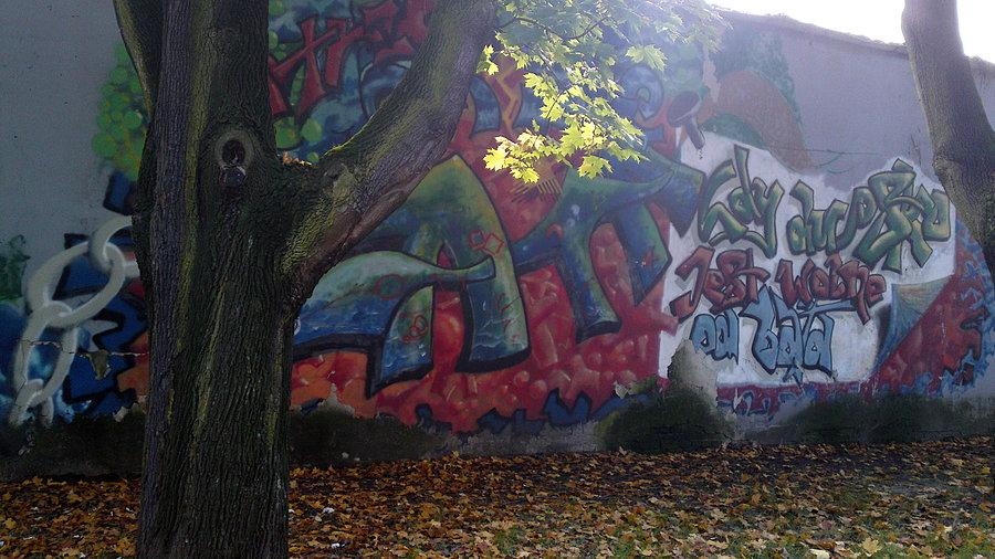 Takie grafiti oglądałem przez kilka lat zakuwania