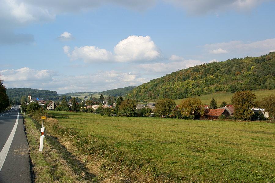 Widok na Czeską miejscowość Tremesna