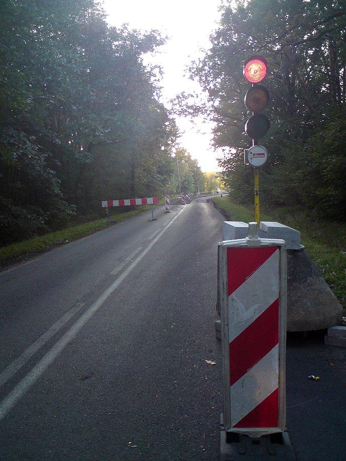 Światła na drodze wojewódzkiej 457