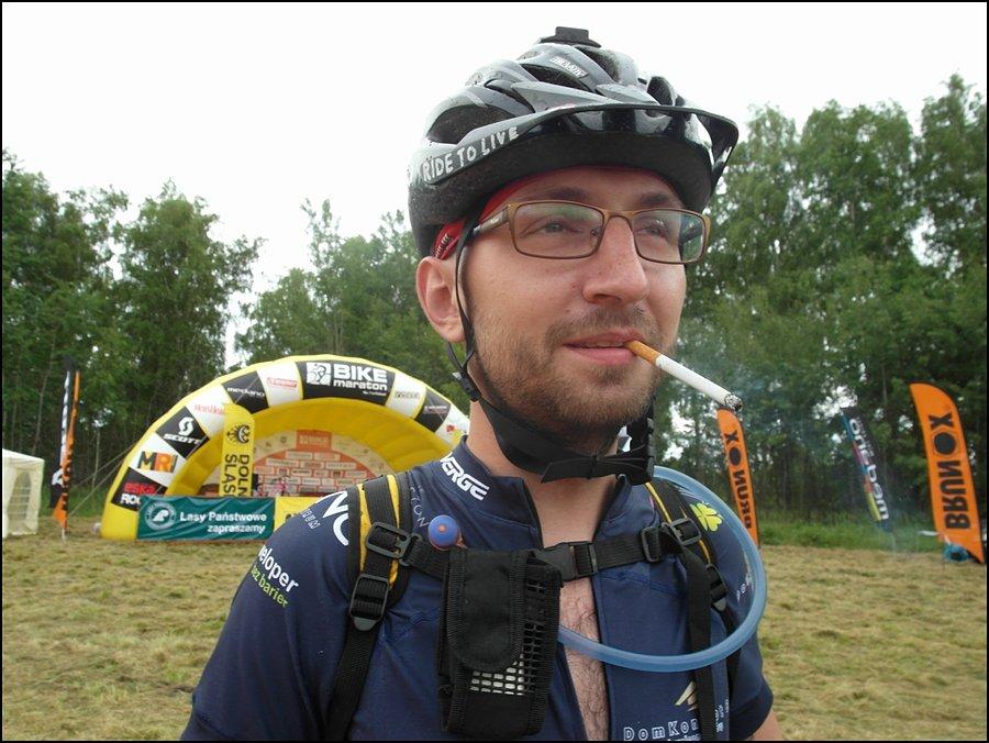 Przed startem we Wrocławiu ;)