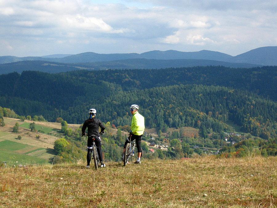 Tuż przed Przeł. Krzyżową, stok narciarski