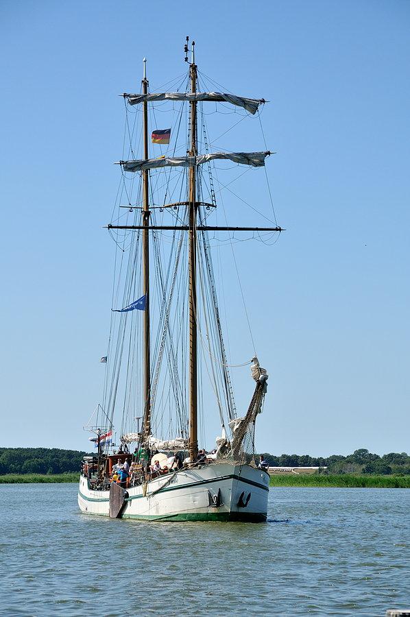 Żaglowiec na Nepperminer See