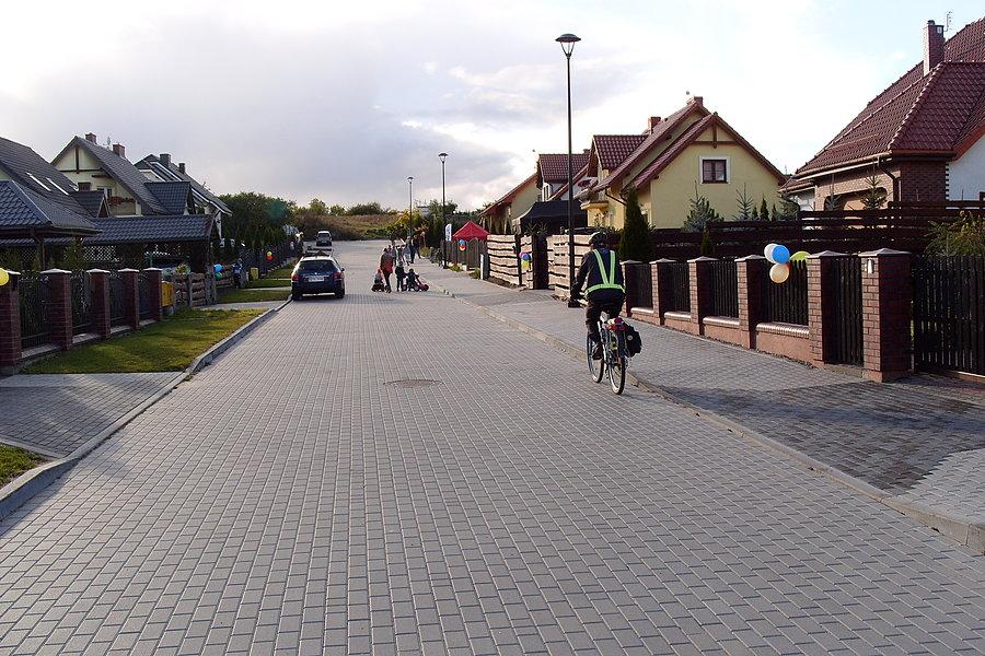 Przyjazd na ulicę Spacerową w Lubiszewie
