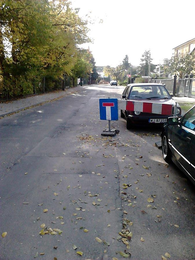 Slepa uliczka. Remont