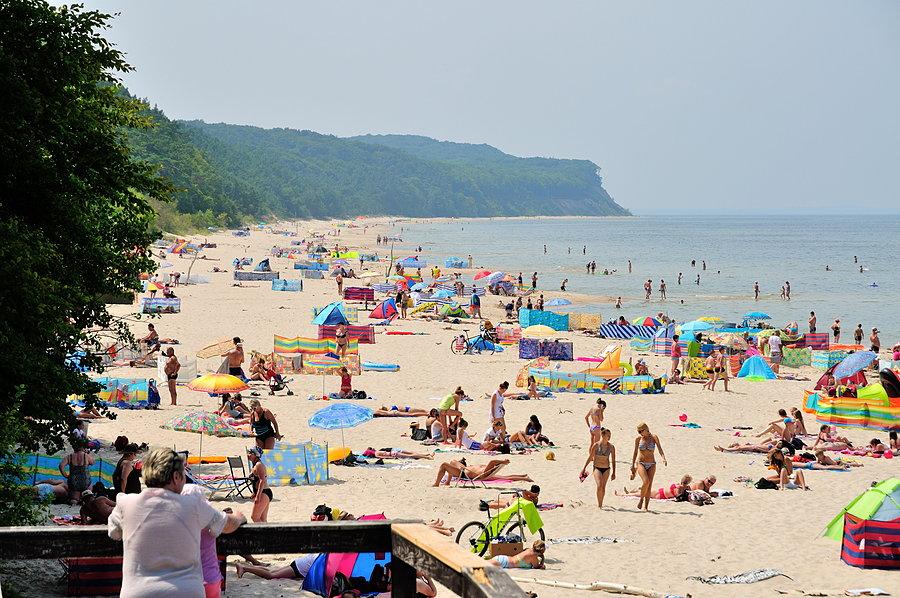 Plaża w Wisełce