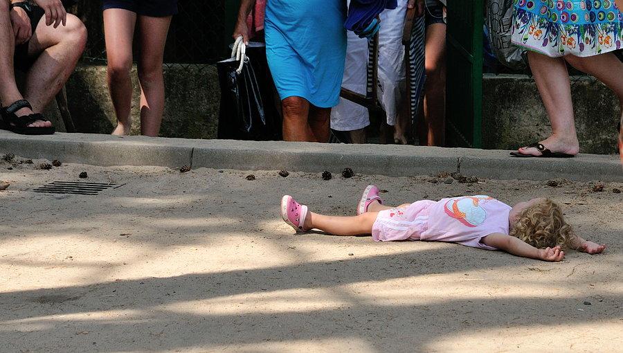 Nie idę z plaży - tak będę leżała!