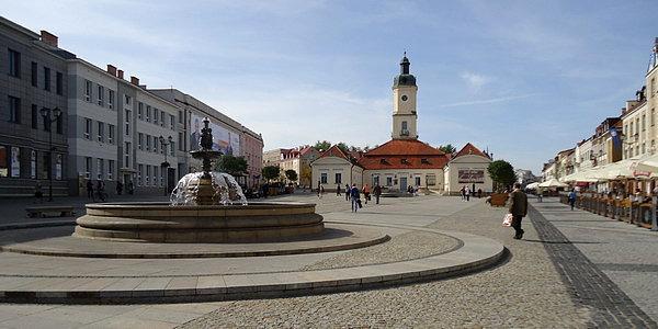 Białostocki ratusz na Rynku Kościuszki
