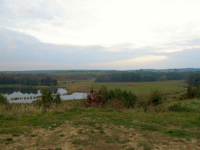 Fragment Jeziora Góra w dolinie Cybiny