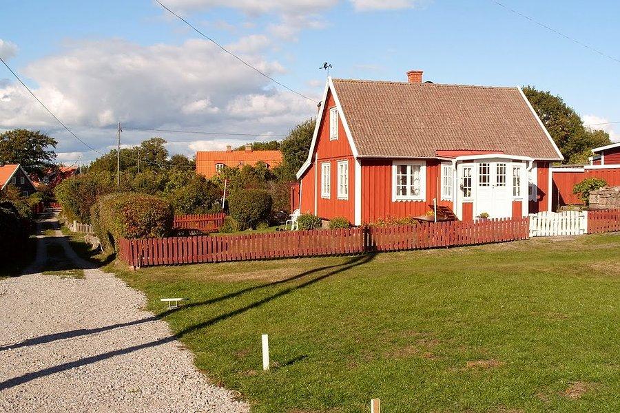 Szwedzkie domki- wyspa Tjurkö