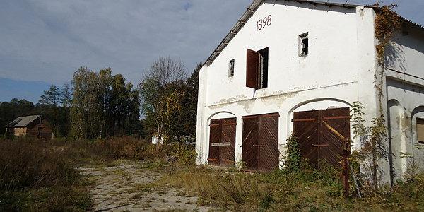 Obora z 1898 roku w PGR Roskosz
