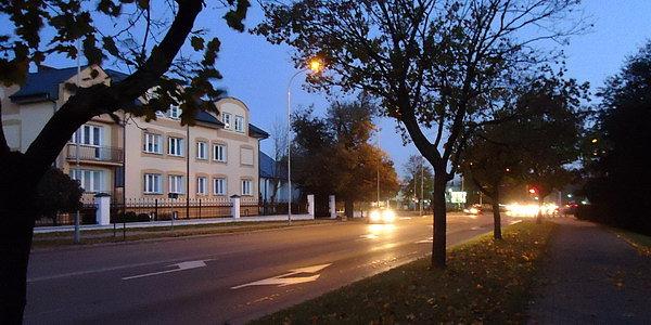 Ulica Zamkowa przy plebanii kościoła św.Anny