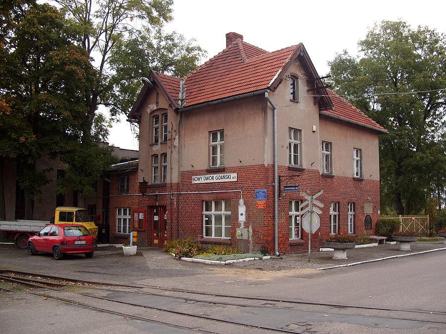 Dworzec kolei wąskotorowej w Nowym Dworze Gdańskim