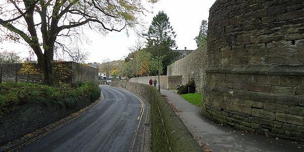 Mury obronne twierdzy Skipton