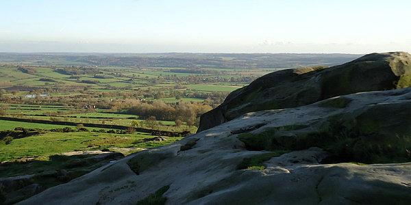Na szczycie Great Anncliff Crag