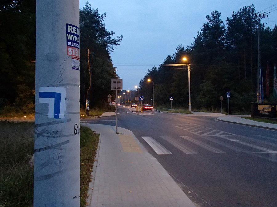 Szlak zakręca na Mariankę