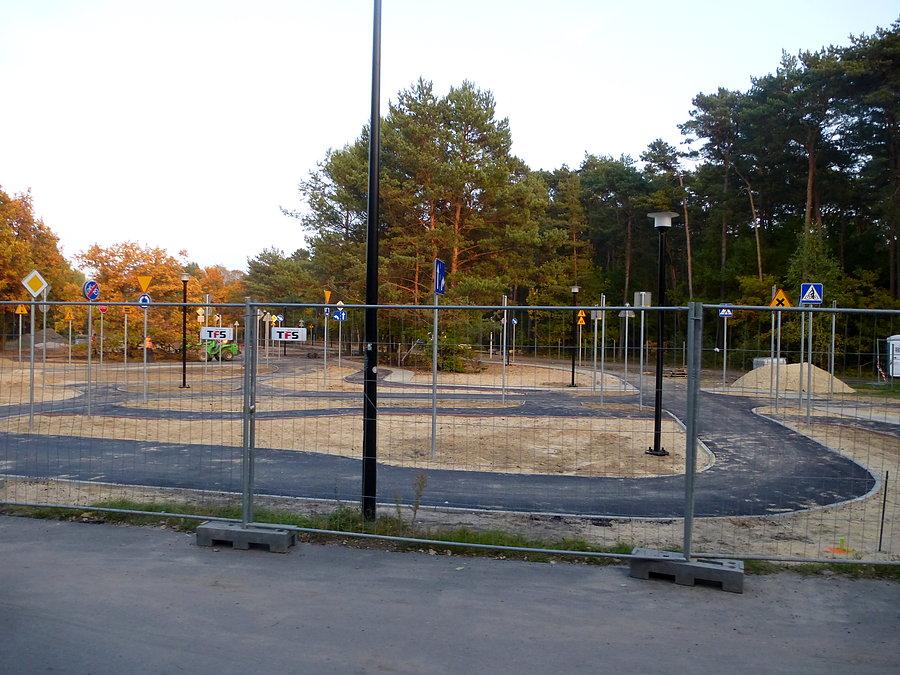 Myślęcińskie miasteczko ruchu drogowego za 10 mln pln na ukończeniu