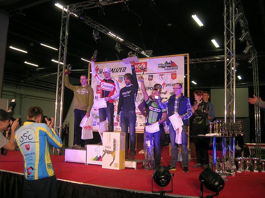 Dekoracja za generalkę MTBCROSS MARATON Kielce 2013