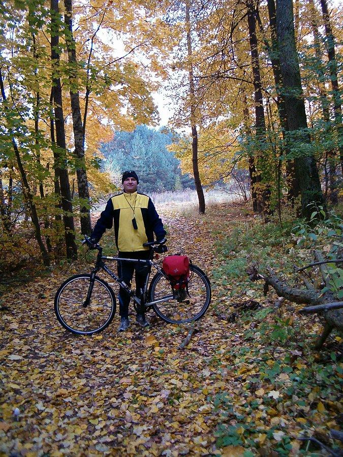 12-10-2013. Sobotnia rowerówka. Na łonie natury koło wsi Zwierzynek. Piekno jesieni