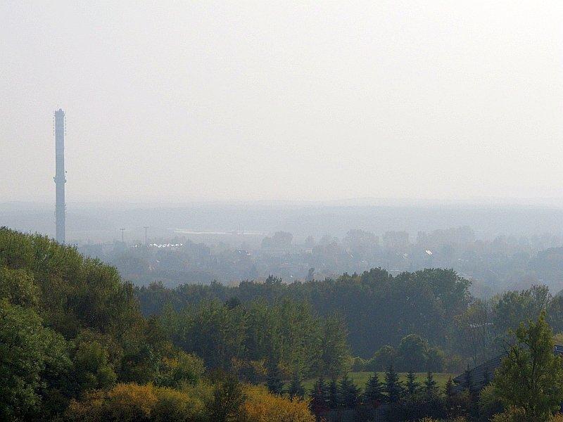 Mosina spowita mgłą