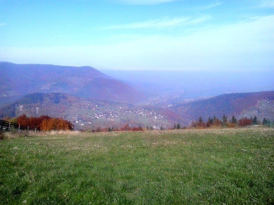 Widok z góry Żar