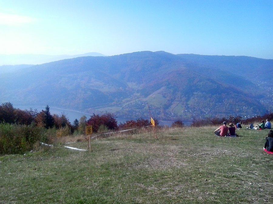 Jesienne widoki z góry Żar