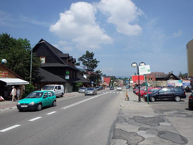 Centrum Szczyrku czyli ulica Beskidzka