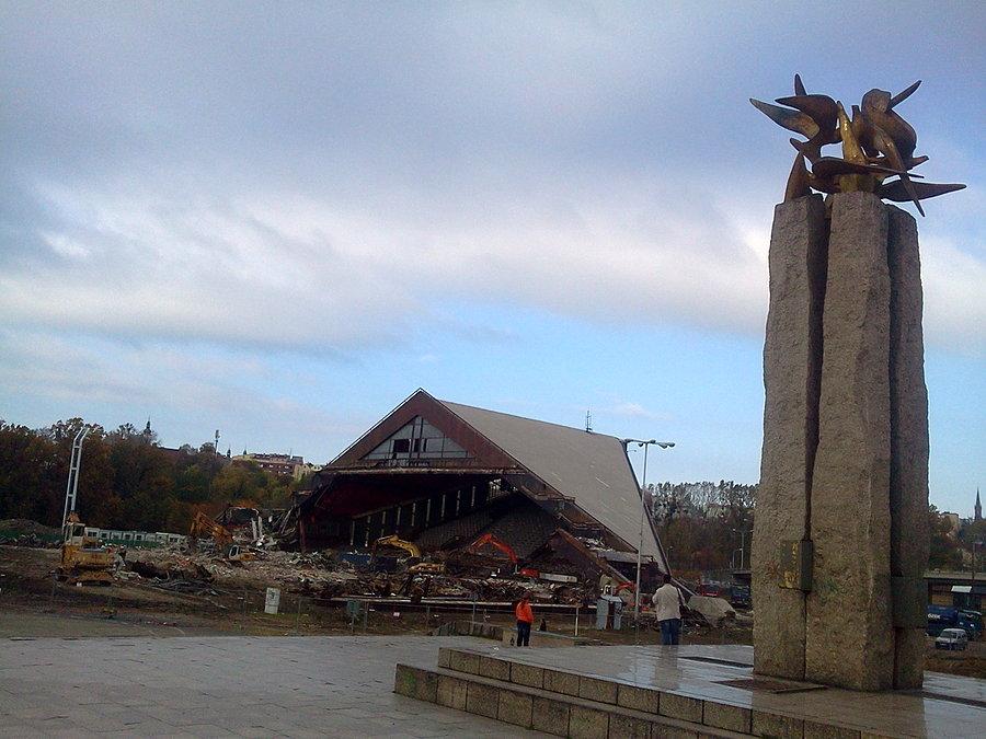 Frydek demolka hali sportowej