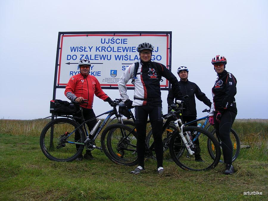 Na ujściu Wisły Królewieckiej do wód Zalewu Wiślanego