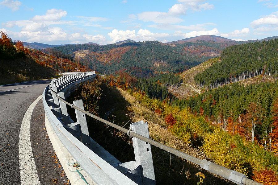 Nowa szosa Oravska Lesna - Nova Bystrica