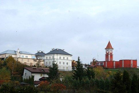 Ładny widok na centrum Warki