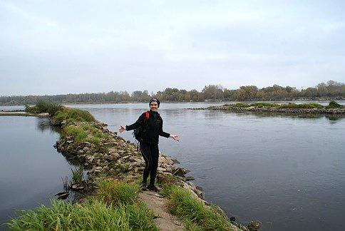 Tu Pilica wpływa do Wisły