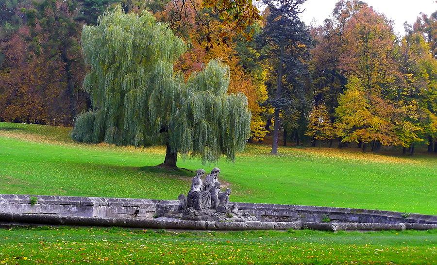 Šilheřovice, kiedyś była fontanna