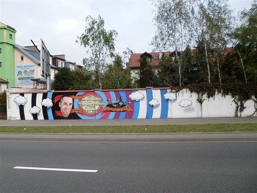 Mural przy ulicy Rosoła