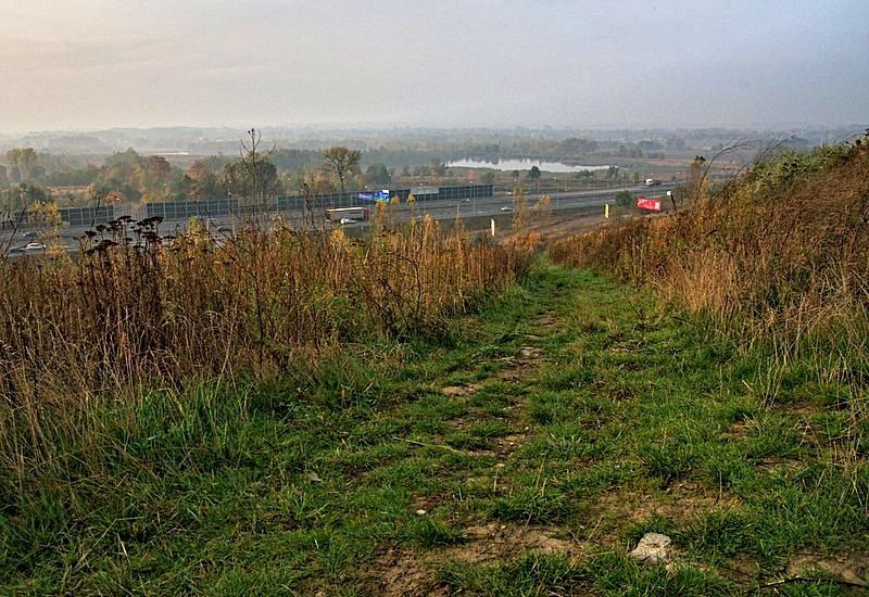 Widok z hałdy w Sośnicy