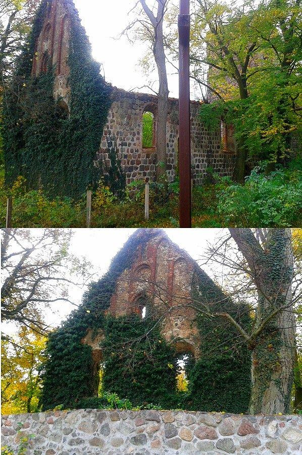 Ruina XIII wiecznego (1250 r.) kościoła w Ziemomyślu A