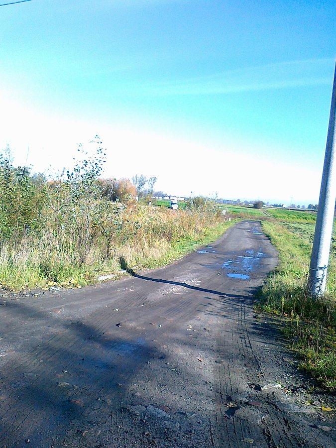 Tędy chodziło się na skróty, dzis nie ryzykowałam jazdy