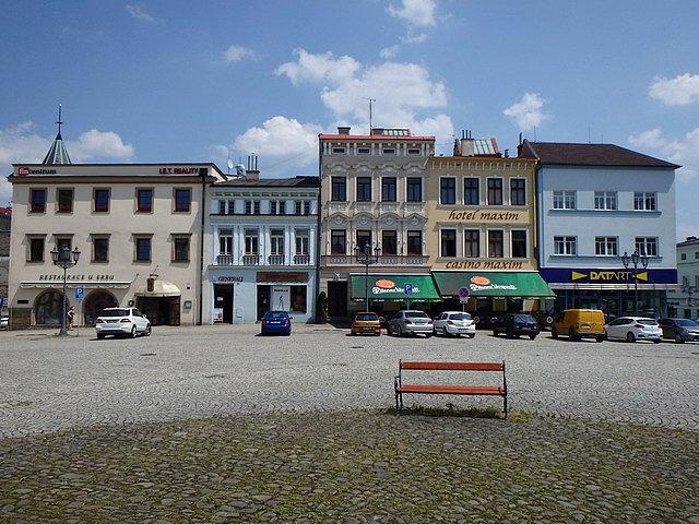 Frydek-Mistek - rynek starej części miasta