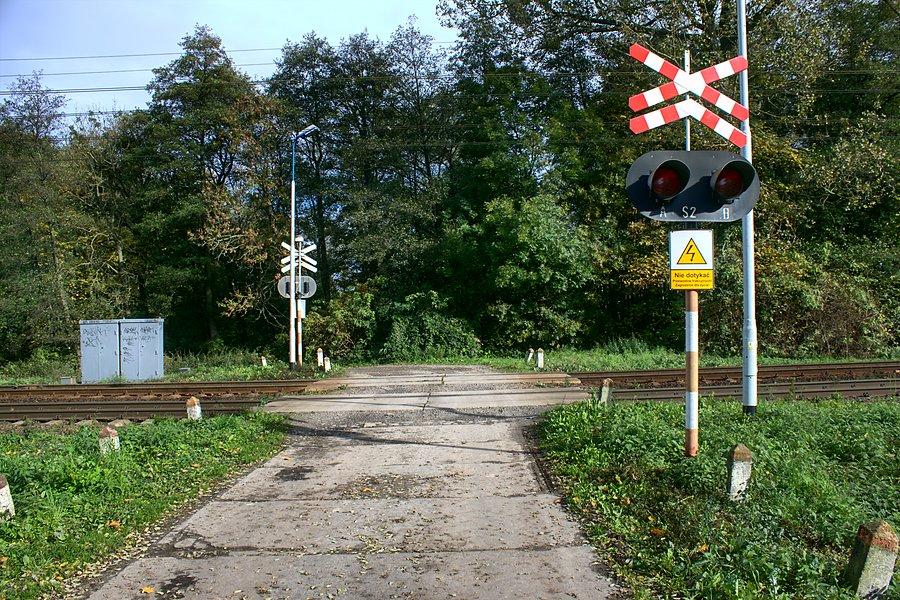 Przejazd kolejowy w Witkowie