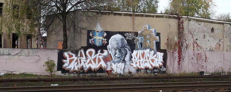 Ciekawy i artystyczny mural