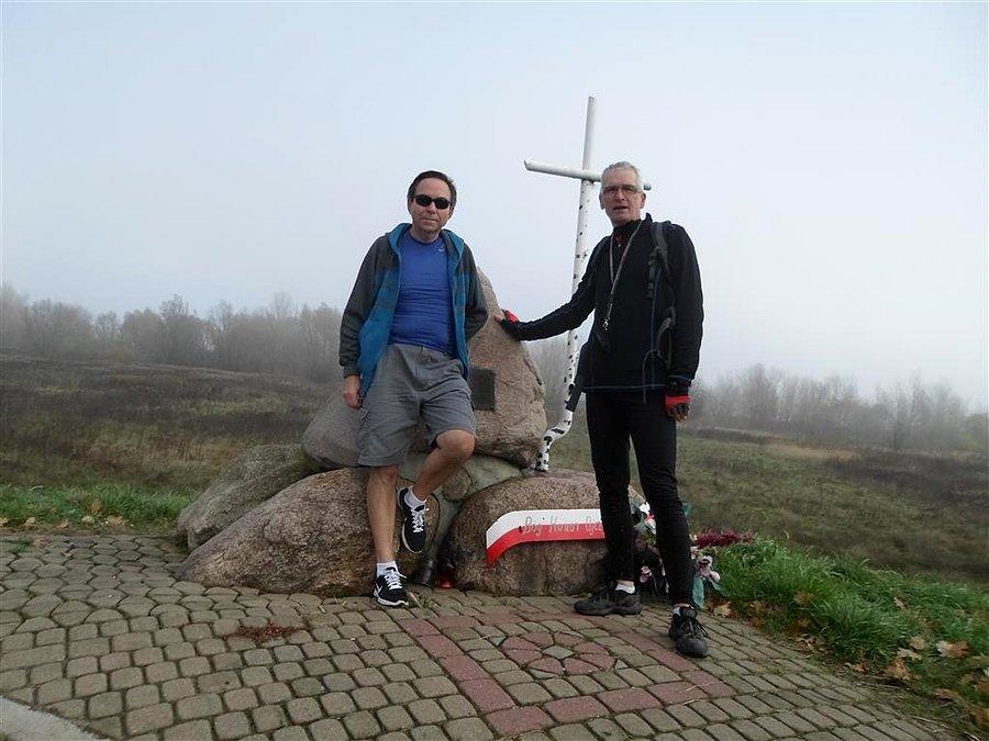 Nad Wisłą na Wale Zawadowskim. Mgła