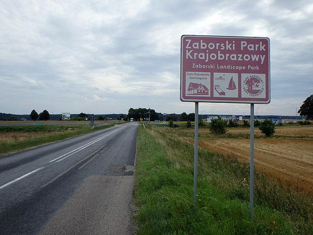 I znowu będę jechał przez Zaborski Park Krajobrazowy:)