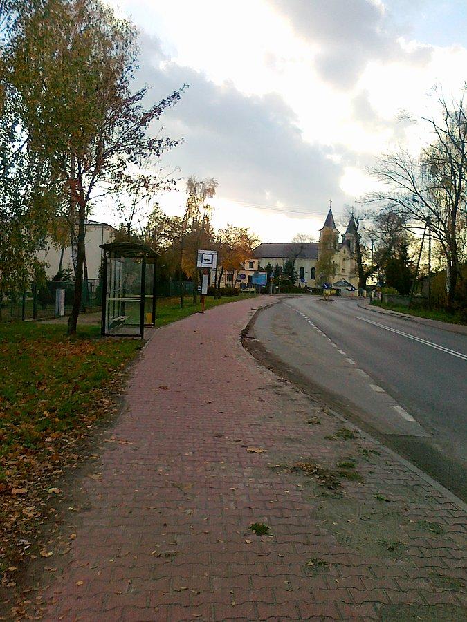 Wjazd do Borzęcina