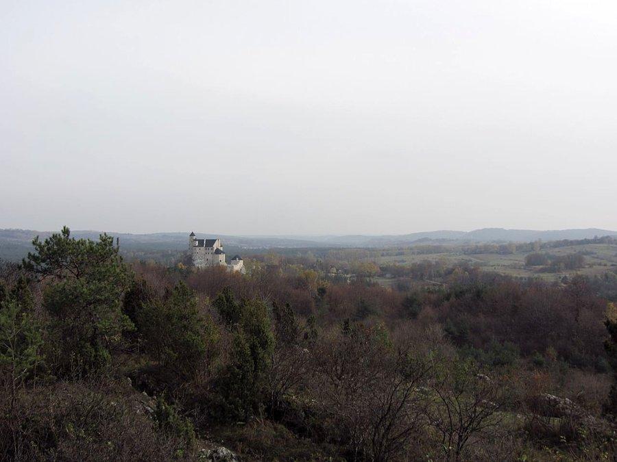Widok na zamek Bobolice