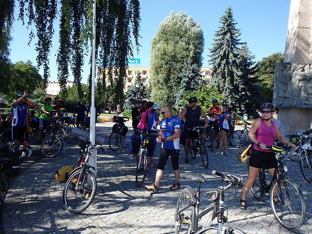 I znowu na Placu Zwycięstwa w Pile, gdzie zakończyliśmy nasz rajd